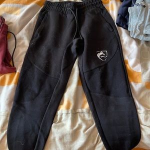 Black alphalete joggers
